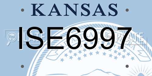 ISE6997 Kansas License Plate