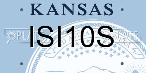ISI10S Kansas License Plate