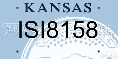 ISI8158 Kansas License Plate