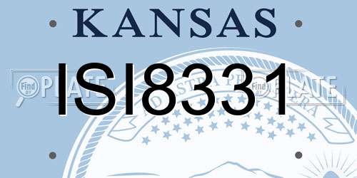 ISI8331 Kansas License Plate