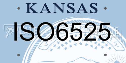 ISO6525 Kansas License Plate