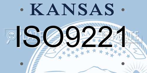 ISO9221 Kansas License Plate