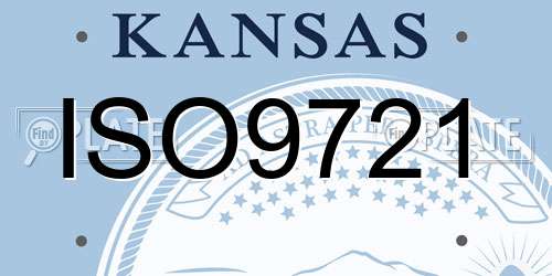 ISO9721 Kansas License Plate