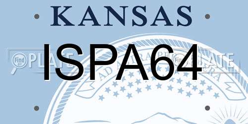 ISPA64 Kansas License Plate
