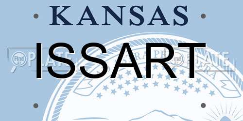 ISSART Kansas License Plate