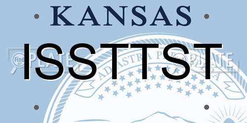 ISSTTST Kansas License Plate