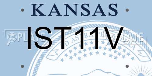 IST11V Kansas License Plate