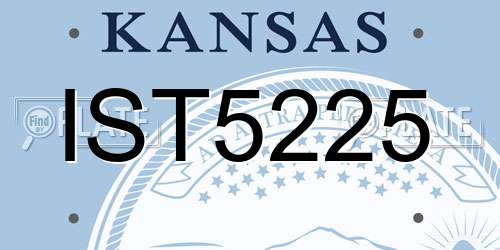 IST5225 Kansas License Plate