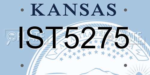 IST5275 Kansas License Plate