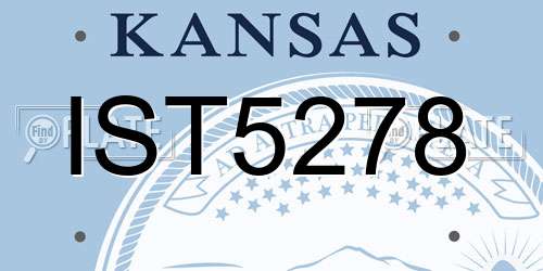 IST5278 Kansas License Plate