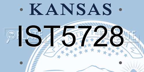 IST5728 Kansas License Plate