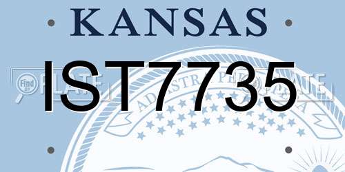 IST7735 Kansas License Plate