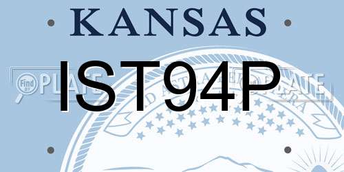 IST94P Kansas License Plate