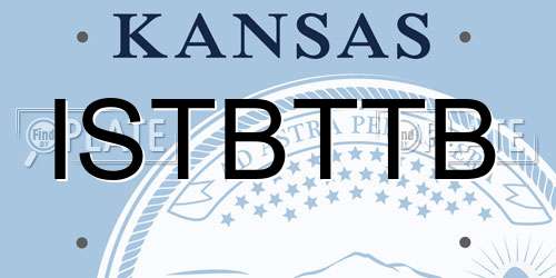 ISTBTTB Kansas License Plate