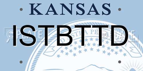 ISTBTTD Kansas License Plate