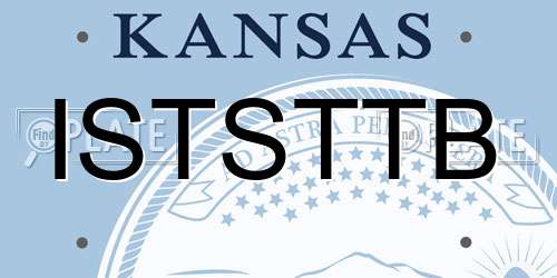 ISTSTTB Kansas License Plate