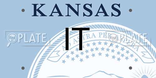 IT Kansas License Plate