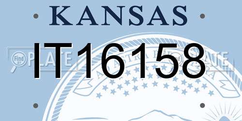 IT16158 Kansas License Plate