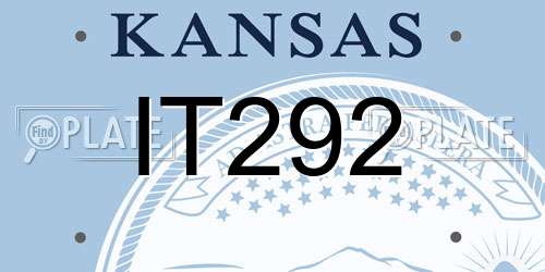 IT292 Kansas License Plate