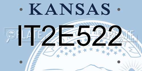 IT2E522 Kansas License Plate