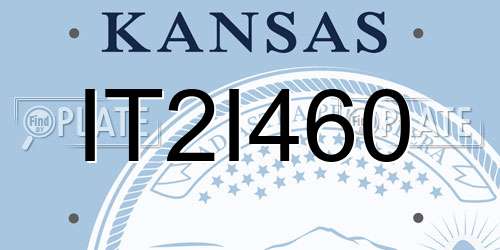 IT2I460 Kansas License Plate