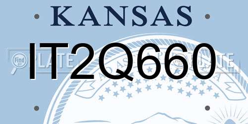 IT2Q660 Kansas License Plate