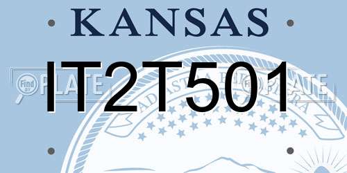 IT2T501 Kansas License Plate