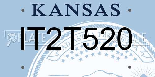 IT2T520 Kansas License Plate