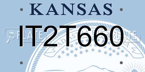 IT2T660 Kansas License Plate
