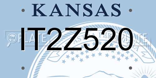 IT2Z520 Kansas License Plate