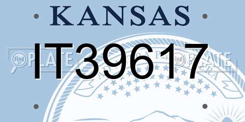 IT39617 Kansas License Plate