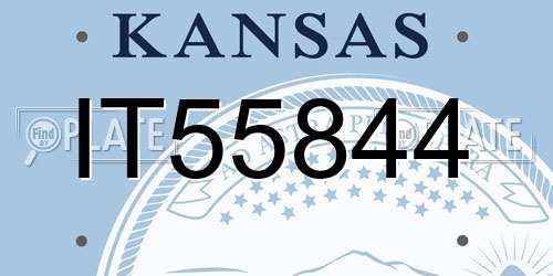 IT55844 Kansas License Plate