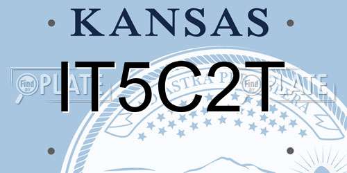 IT5C2T Kansas License Plate