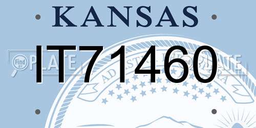 IT71460 Kansas License Plate