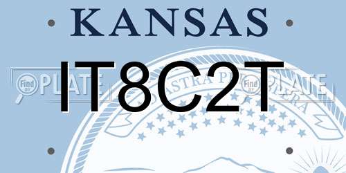 IT8C2T Kansas License Plate