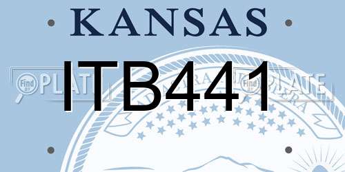 ITB441 Kansas License Plate