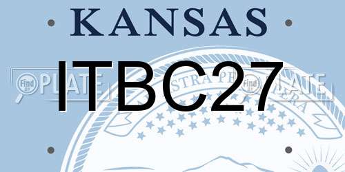 ITBC27 Kansas License Plate