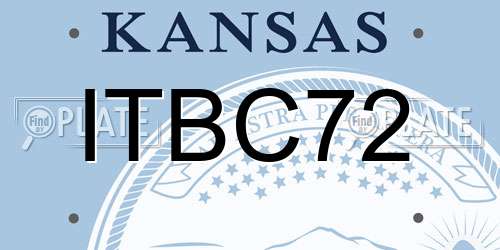 ITBC72 Kansas License Plate
