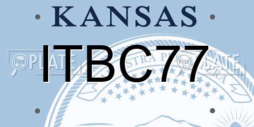 ITBC77 Kansas License Plate