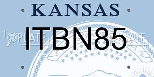 ITBN85 Kansas License Plate