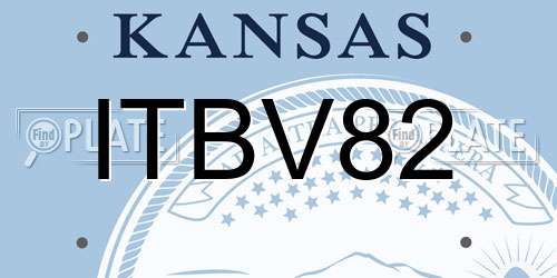 ITBV82 Kansas License Plate