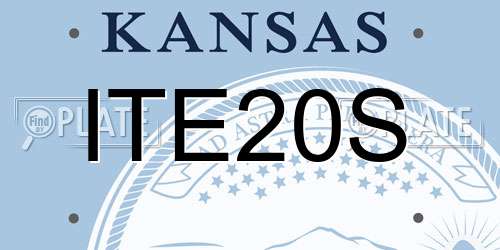 ITE20S Kansas License Plate