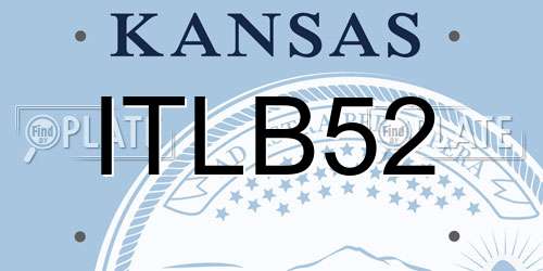 ITLB52 Kansas License Plate