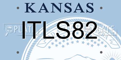 ITLS82 Kansas License Plate