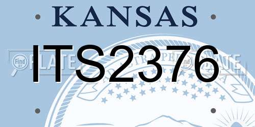 ITS2376 Kansas License Plate