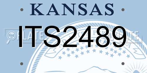 ITS2489 Kansas License Plate