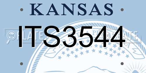 ITS3544 Kansas License Plate