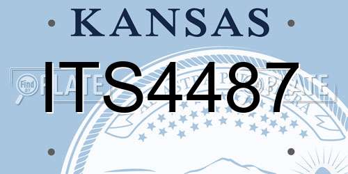 ITS4487 Kansas License Plate