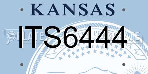 ITS6444 Kansas License Plate