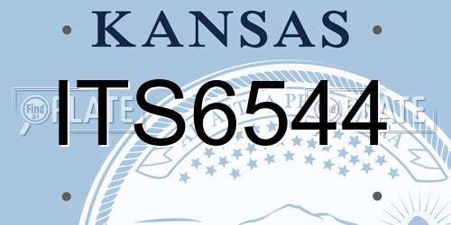ITS6544 Kansas License Plate